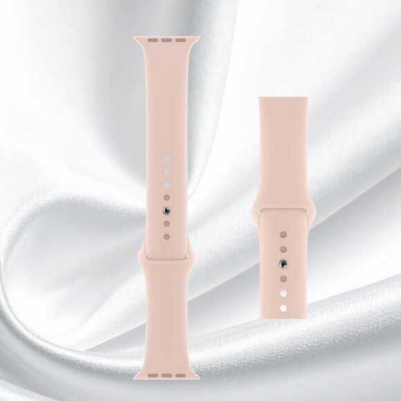 Apple Watch Pink Sand Sport Band 42/44/45mm Excellent Condition Authentic - Picture 4 of 14